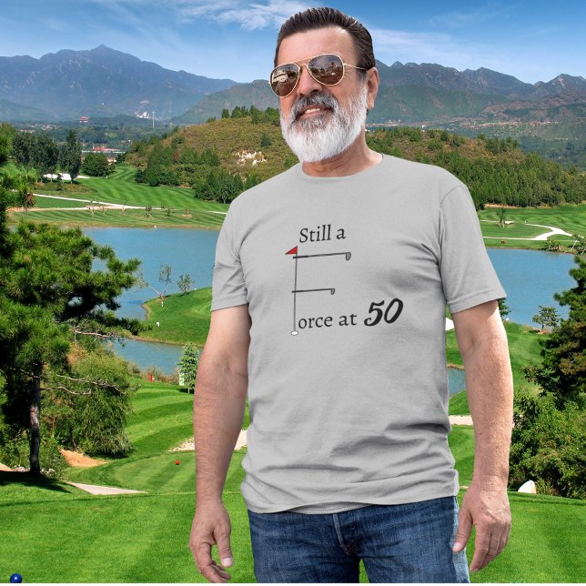Camiseta Todavía una fuerza en el tema de golf de 50 años (Subido por el creador)