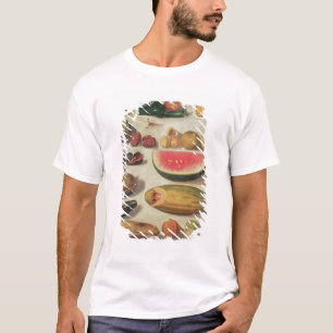 Camiseta Todavía vida con la fruta y el sapo