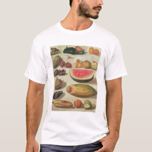 Camiseta Todavía vida con la fruta y el sapo