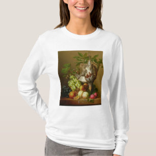 Camiseta Todavía vida con la fruta y una perdiz muerta