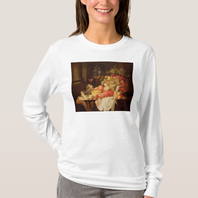 Camiseta Todavía vida con la langosta (Anverso)