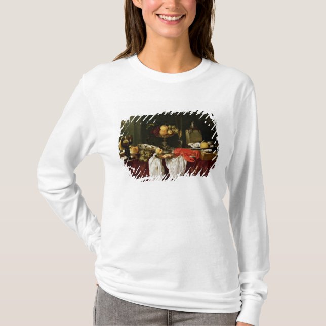 Camiseta Todavía vida con la langosta (Anverso)
