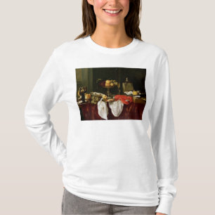 Camiseta Todavía vida con la langosta