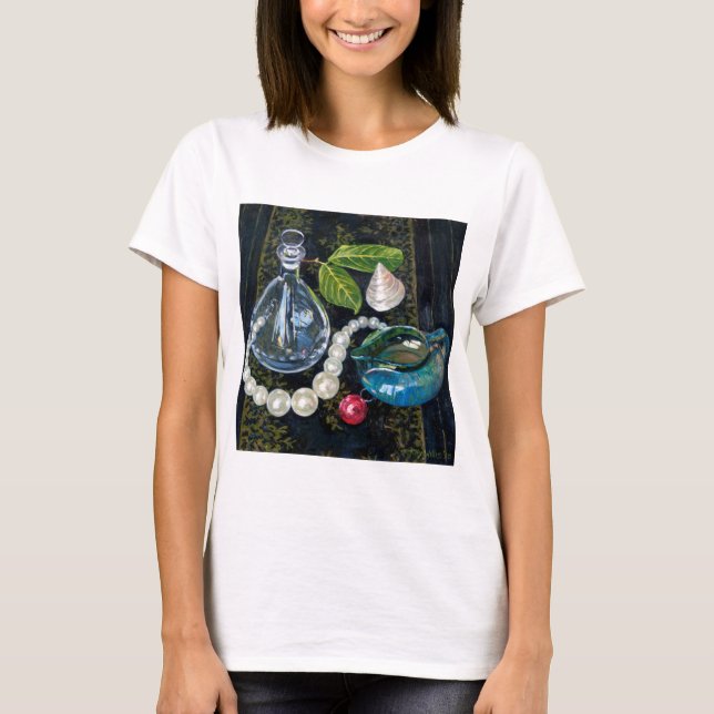 Camiseta Todavía vida con las perlas (Anverso)