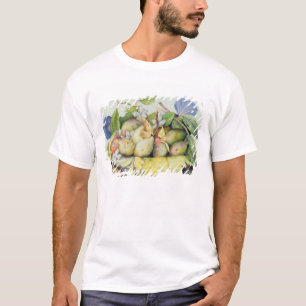 Camiseta Todavía vida con los ciruelos, las nueces y el