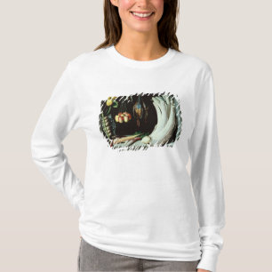 Camiseta Todavía vida con los pájaros muertos, fruta y