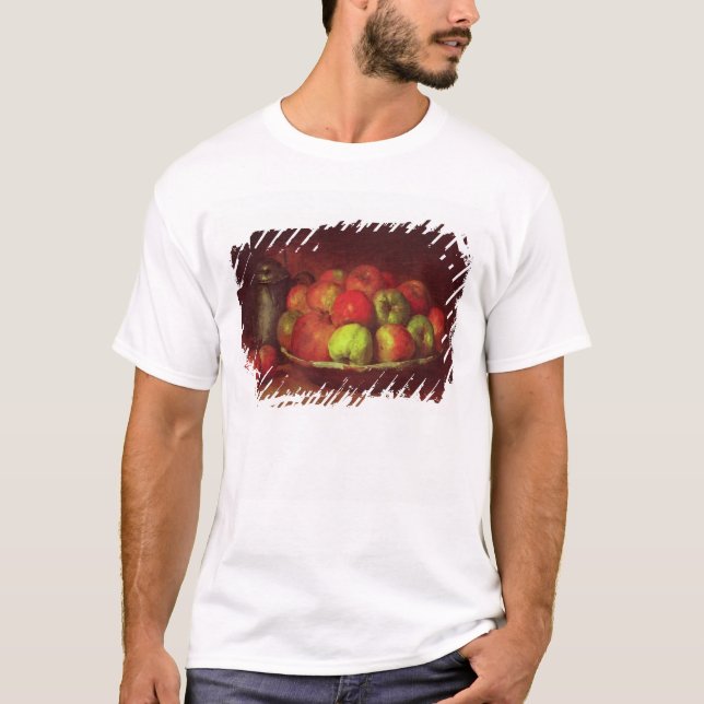 Camiseta Todavía vida con manzanas y una granada (Anverso)