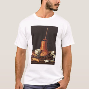 Camiseta Todavía vida con un sistema de consumición del