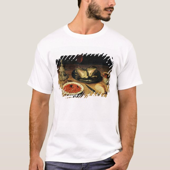 Camiseta Todavía vida con una alcachofa (Anverso)