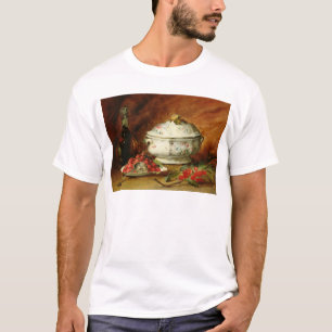 Camiseta Todavía vida con una sopera de sopa