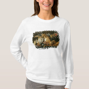 Camiseta Todavía vida de pájaros muertos y de una liebre