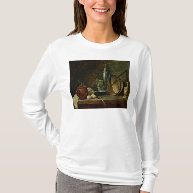 Camiseta Todavía vida: Menú del día rápido, 1731 (Anverso)