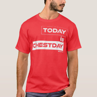 Camiseta Today is Chestday Beast On Gym Motivation Fitness 