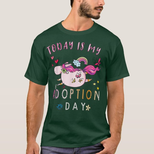 Camiseta Today Is My Adoption Day Adoption Gift for Kids (Anverso)
