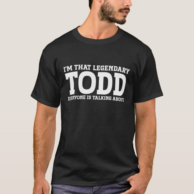 Camiseta Todd Surname Funny Team Family Apellido Todd T Sh (Anverso)
