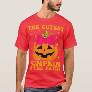 Camiseta Toddle Chica de calabaza de Halloween de JackOLant
