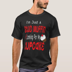 Camiseta Toddler Boy Valentines Day Just A Stud Muffin Cupc