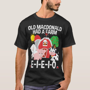 Camiseta Toddler Kids Old MacDonald Had a Farm EIEIO Nurser