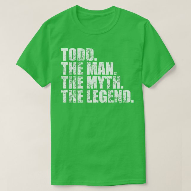 Camiseta ToddTodd Nombre de la familia Todd apellido Todd a (Diseño del anverso)