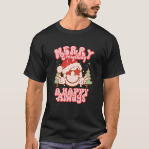 Camiseta Todo alegre y una feliz siempre sonrisa retro Ch