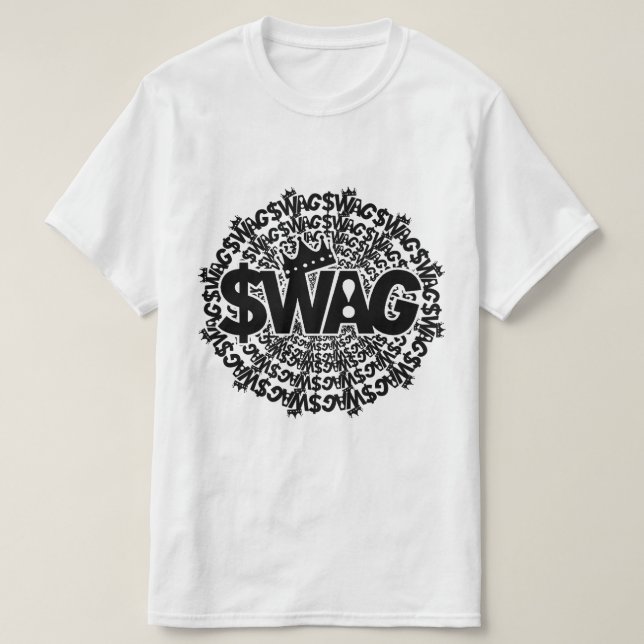Camiseta Todo alrededor del Rey de Swag (Diseño del anverso)