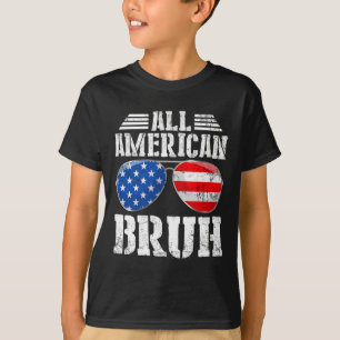 Camiseta Todo Americano Hermano Feliz 4 De Julio Chicos Pat
