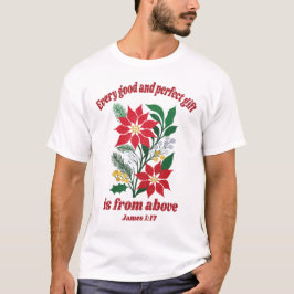 Camiseta Todo Buen y Perfecto Regalo – Santiago 1:17 Navida