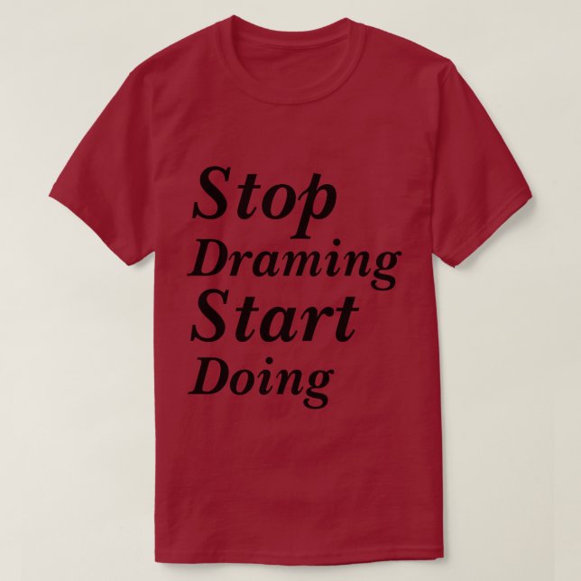 Camiseta Todo Comienza Con Una Idea (Diseño del anverso)