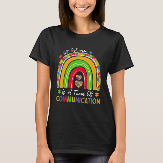 Camiseta Todo Comportamiento Es Una Forma De Enseñanza De C (Anverso)