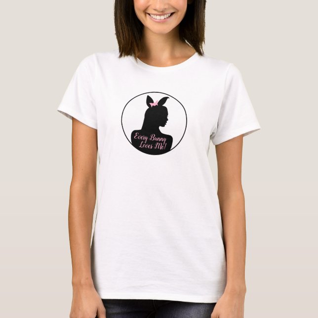 Camiseta ¡Todo Conejo Me Ama! Bunny Chica (Anverso)