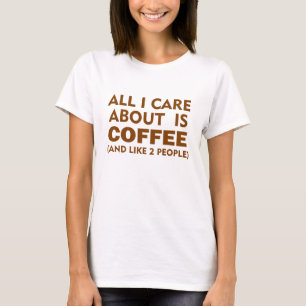 CAMISETA TODO CUIDADO DE I ES ALREDEDOR CAFÉ