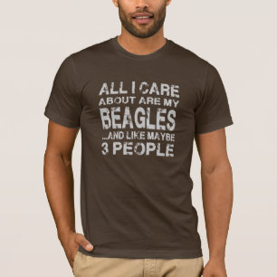 Camiseta Todo cuidado de I está alrededor….Beagles