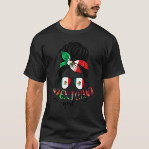 Camiseta Todo Día De La Bandera Mexicana De Chica Mexicana