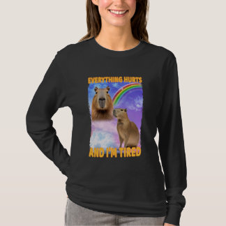 Camiseta Todo Duele Y El Capibara Cansado