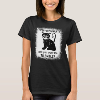 Camiseta Todo Duele Y Quieres Que Sonría Negro C