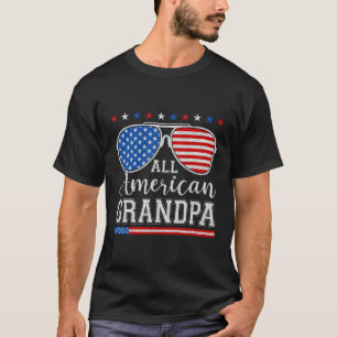 Camiseta Todo El Abuelo Norteamericano 4 De Julio Sunglas P