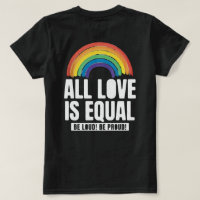 Todo el amor es igual orgullo LGBT igualdad de der