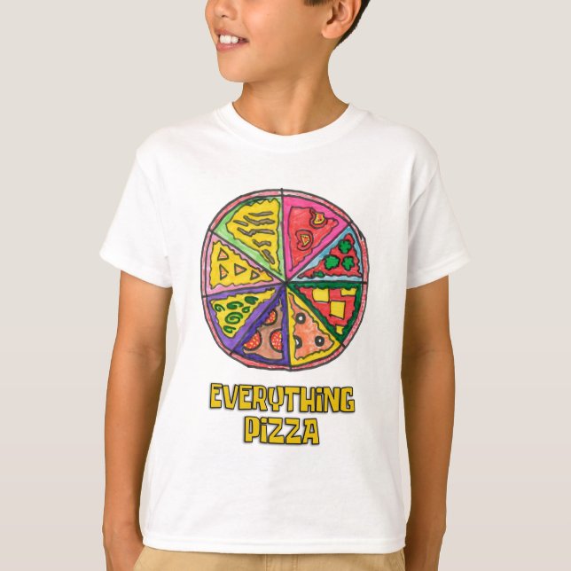 Camiseta Todo el arte de pizza por Kareem T-Shirt (Anverso)