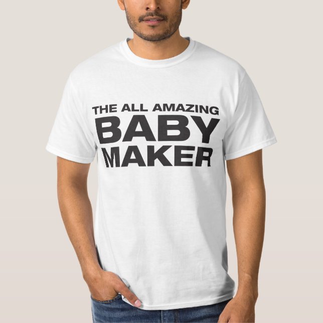 Camiseta Todo el fabricante asombroso del bebé (Anverso)