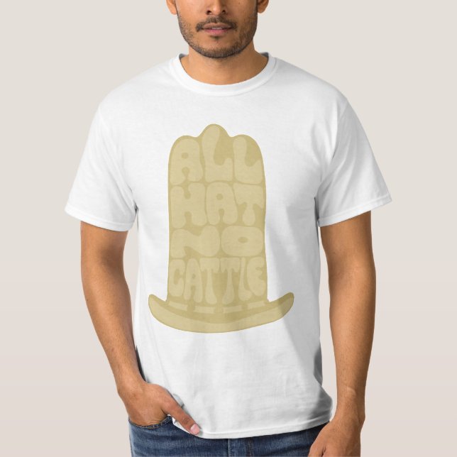 Camiseta Todo el gorra ningún ganado (Anverso)