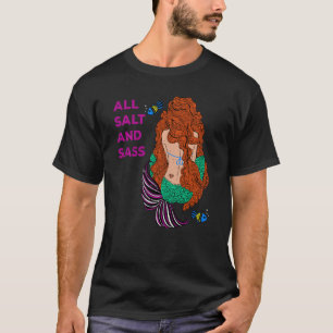 Camiseta Todo El Humor De Sal Y Sass Colorido De Pescado De