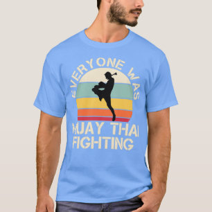 Camiseta Todo el mundo era muay thai contra vintage diverti