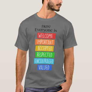 Camiseta Todo El Mundo Es Bienvenida Aquí El Profesor Idaho