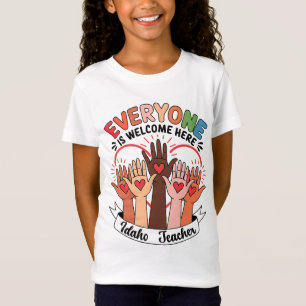 Camiseta Todo El Mundo Es Bienvenidos Aquí Profesor Idaho 3
