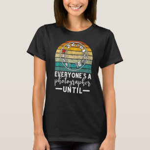Camiseta Todo El Mundo Es Un Fotógrafo Hasta El Modo Manual
