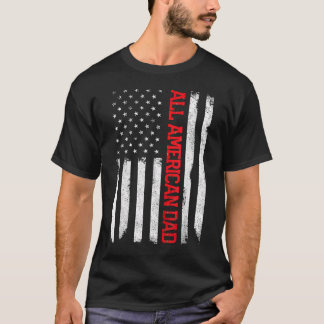 Camiseta Todo el orgullo americano Día 4 de julio bandera a