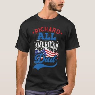 Camiseta Todo el padre americano 4º july patriótico reencue