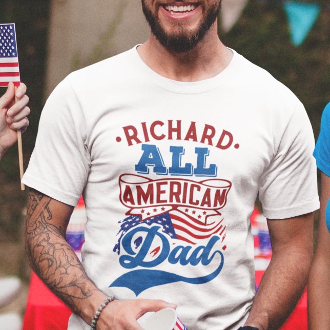 Camiseta Todo el padre americano 4º july patriótico reencue (Subido por el creador)