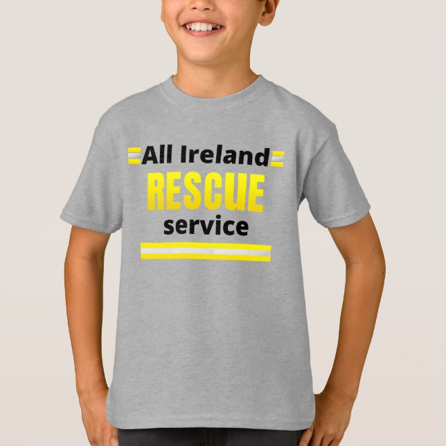 Camiseta Todo el Servicio de Rescate de Irlanda estilo 1. C (Anverso)