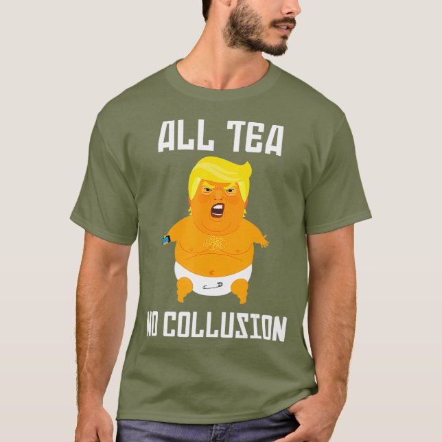 Camiseta Todo el té sin connivencia divertido arrastrar a l (Anverso)